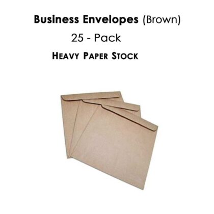A4 Size Kraft Brown Envelopes for Home, Office, Business Secure Mailing, 10 x 12 inches - Poly Laminated Inside - Heavy Stock Paper