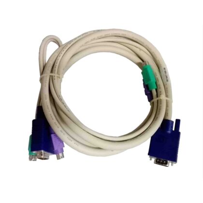 Color-coded Single KVM Cable PS2 Mouse Keyboard VGA for Avocent Switchview