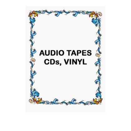 Music CDs, Audio Tapes, Vinyl