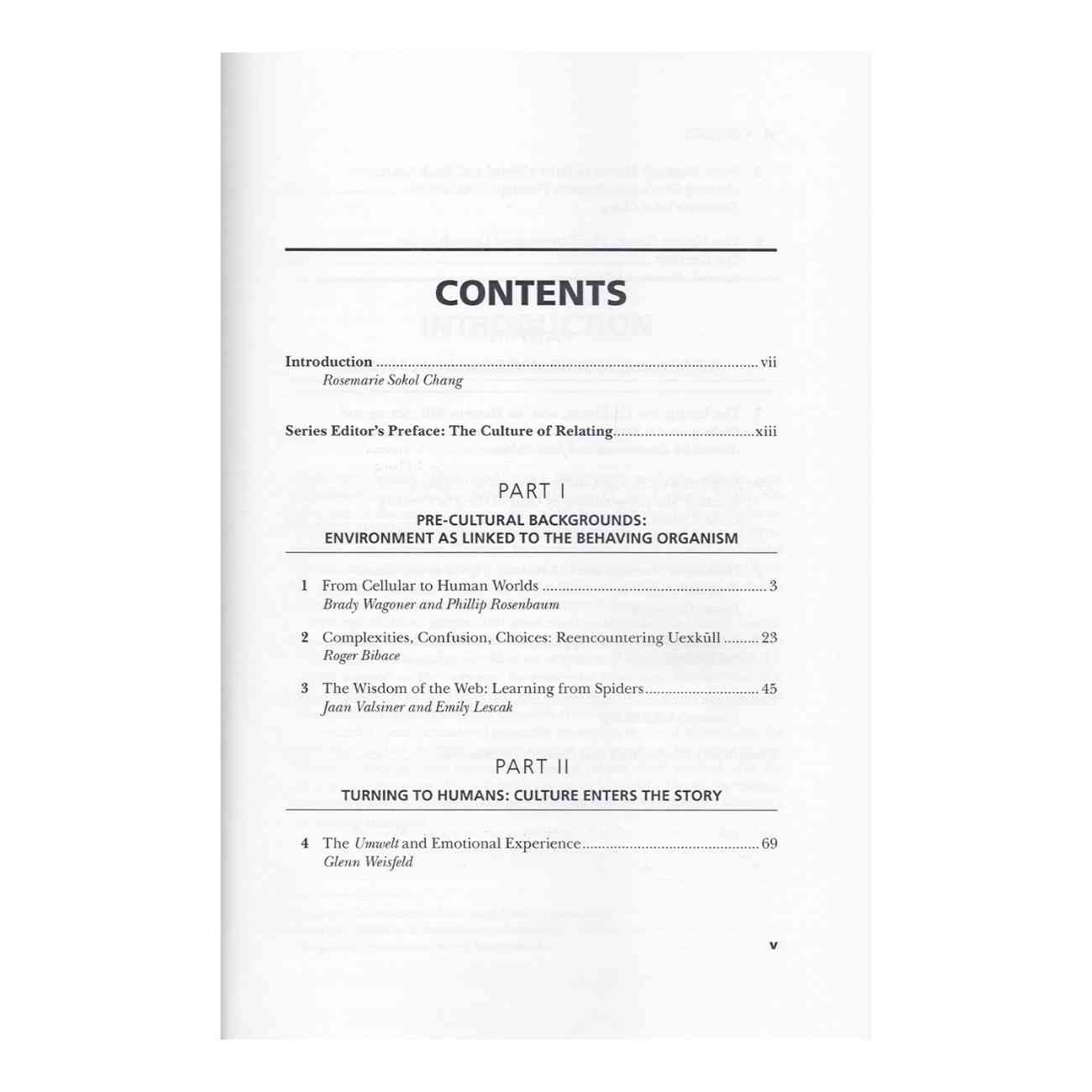 Relating to Environments A New Look at Umwelt 1