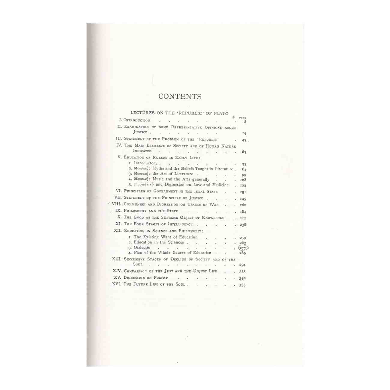 Lectures On The Republic Of Plato (1922) 1